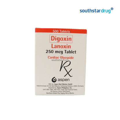 Rx: Lanoxin 0.25mg Tablet