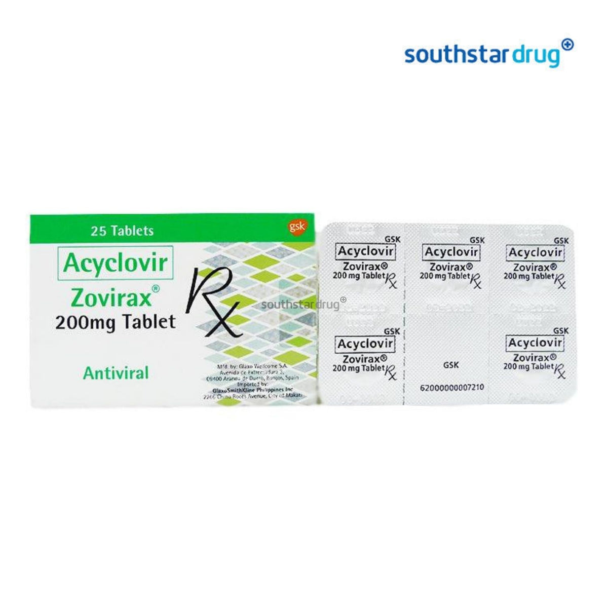 Rx: Zovirax 200mg Tablet