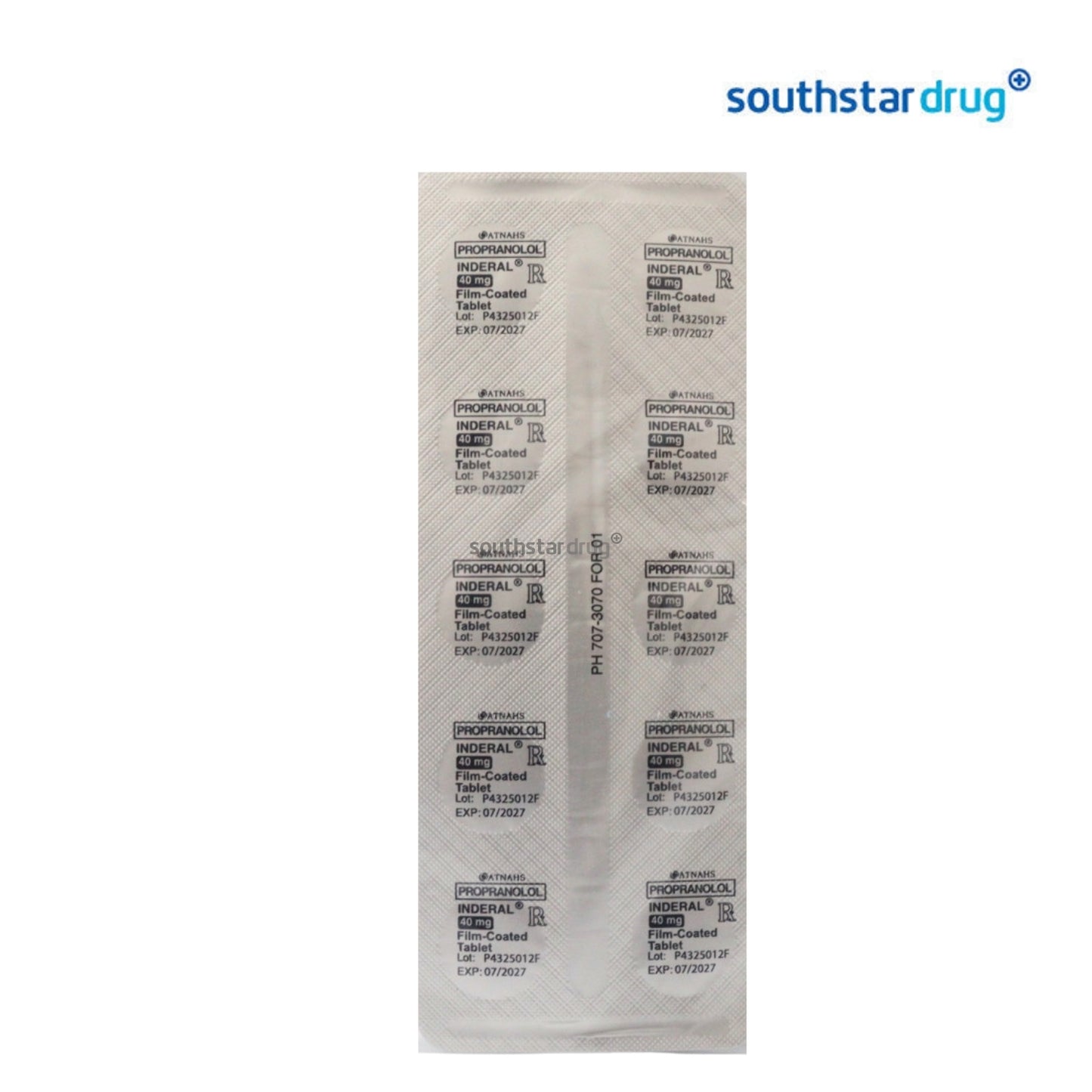 Rx: Inderal 40mg Tablet