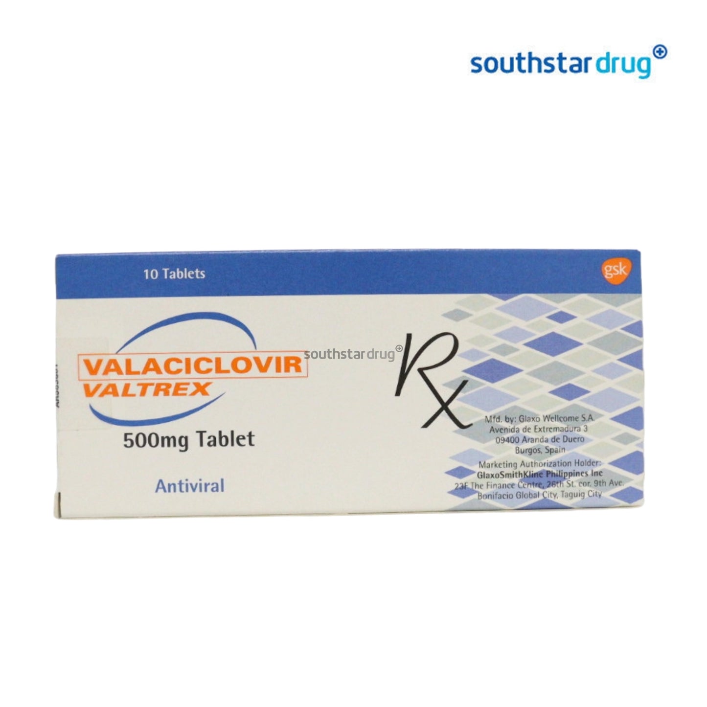Rx: Valtrex 500mg Tablet