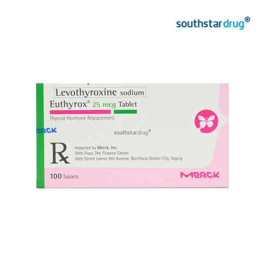 Rx: Euthyrox 25mcg Tablet