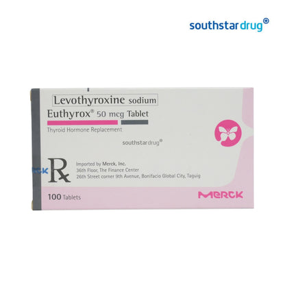 Rx: Euthyrox 50mcg Tablet