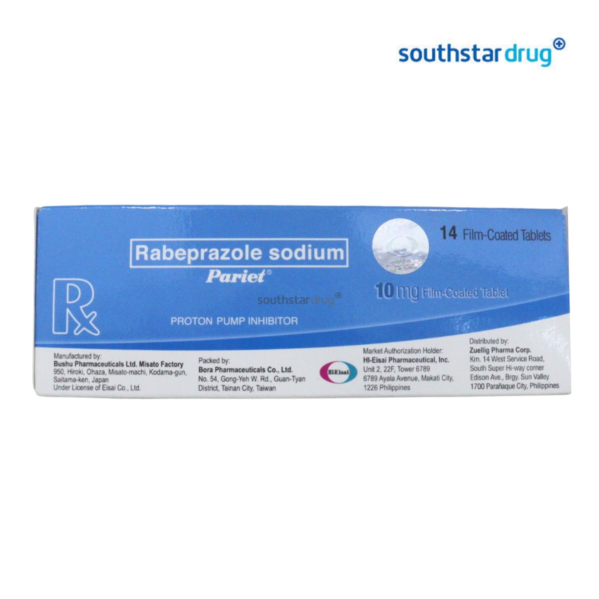 Rx: Pariet 10mg Tablet