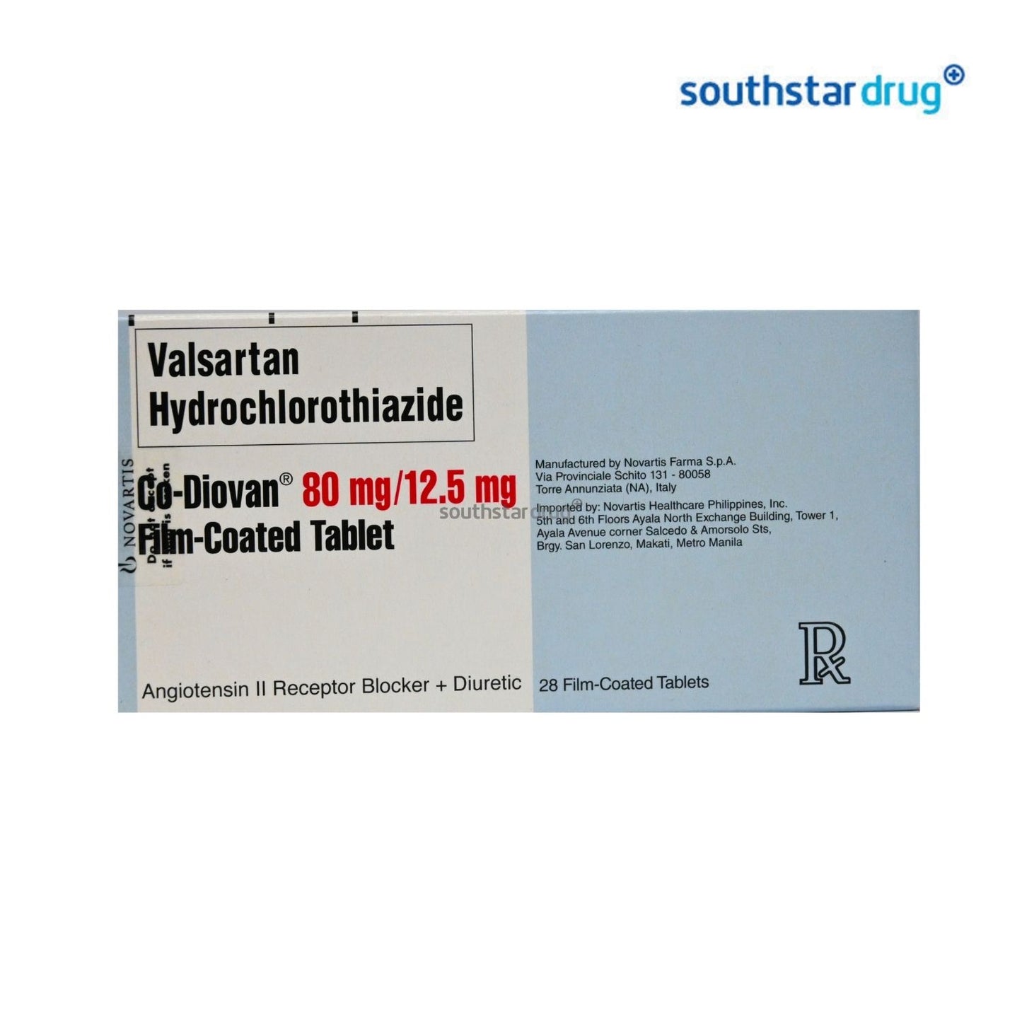 Rx: Co - Diovan 80mg / 12.5mg Tablet