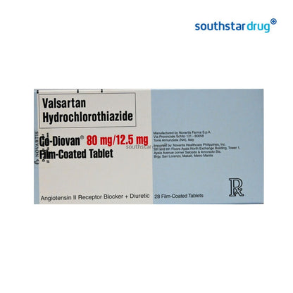 Rx: Co - Diovan 80mg / 12.5mg Tablet