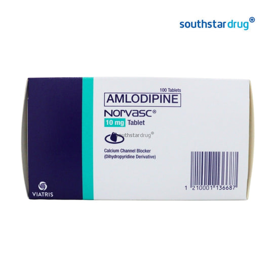 Rx: Norvasc 10mg Tablet