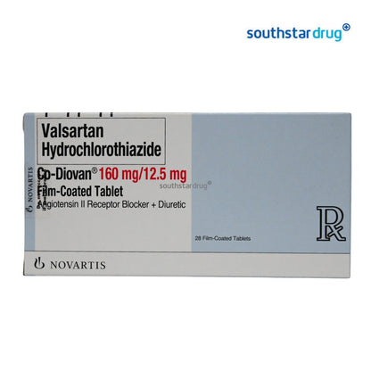 Rx: Co Diovan 160mg / 12.5mg Tablet
