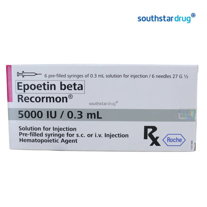Rx: Recormon 5000 I.U. 3ml