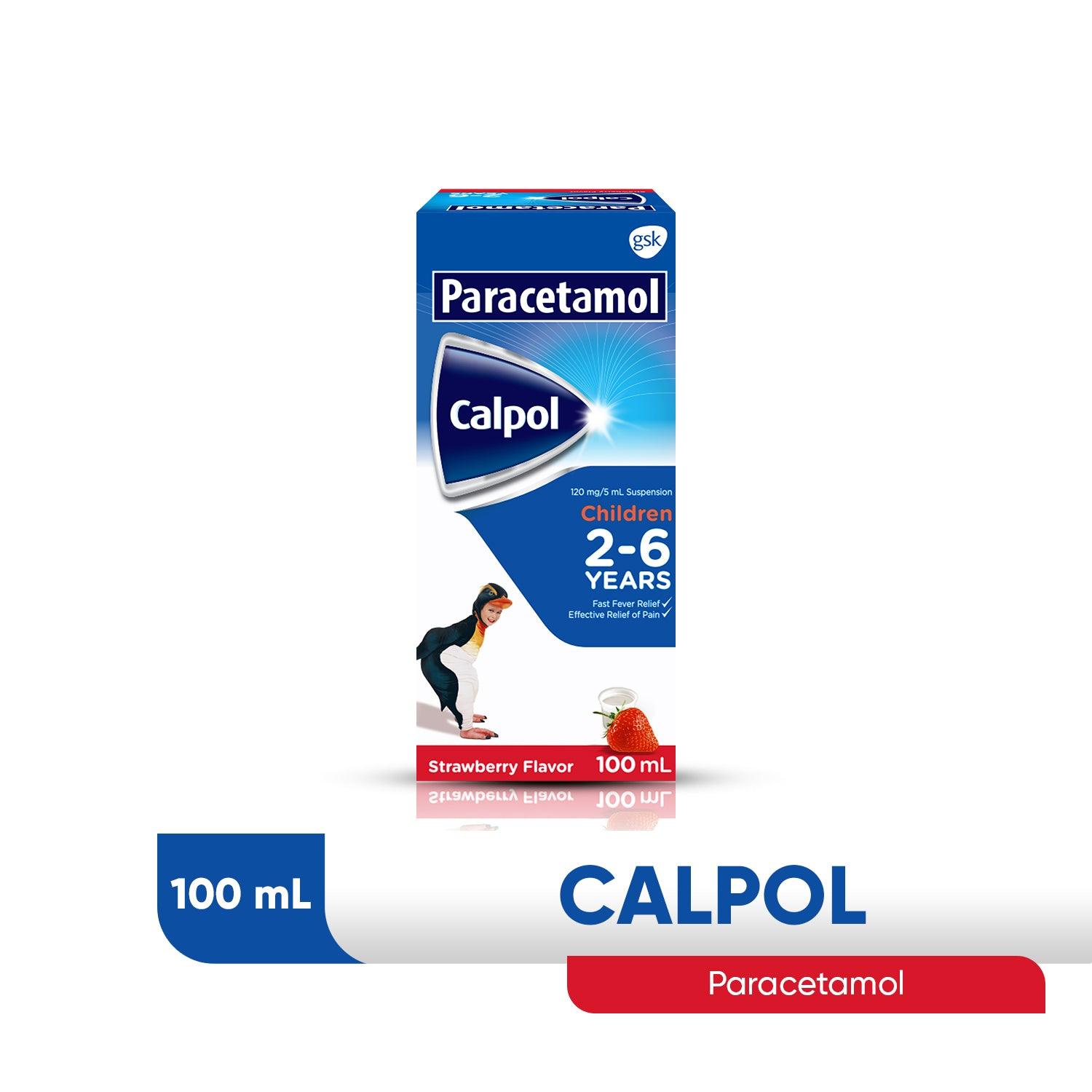 Calpol Paracetamol Strawberry Flavor 100ml - Southstar Drug