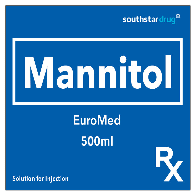 Rx: EuroMed Mannitol 500ml 20% Solution