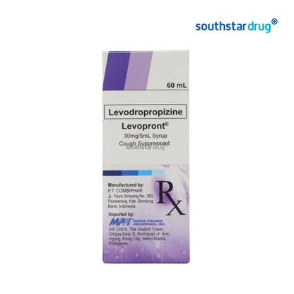 Rx: Levopront 30mg / 5ml 60ml Syrup