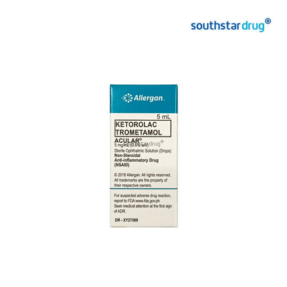 Rx: Acular 0.5% 5ml Ophthalmic Solution