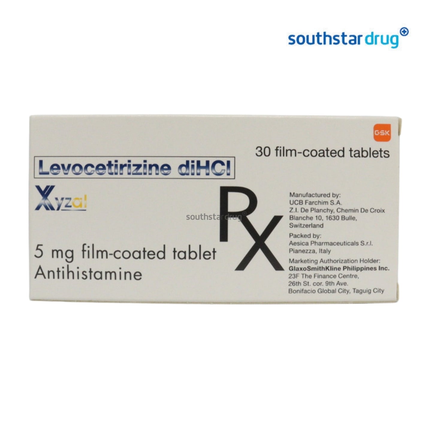 Rx: Xyzal 5mg Tablet