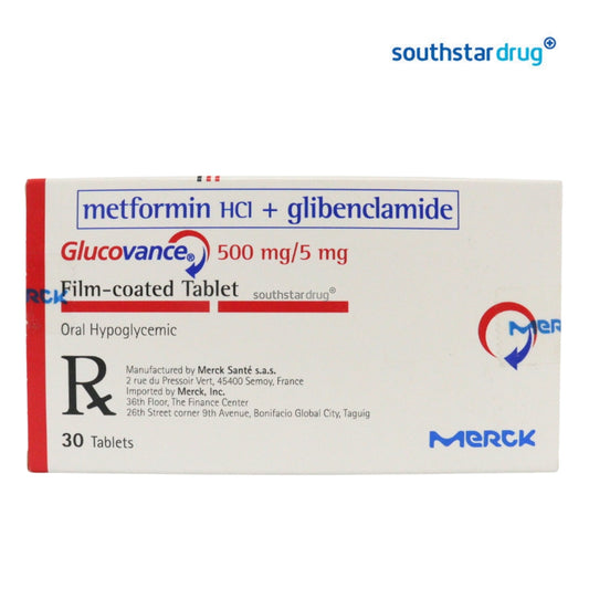 Rx: Glucovance 500mg / 5mg Tablet