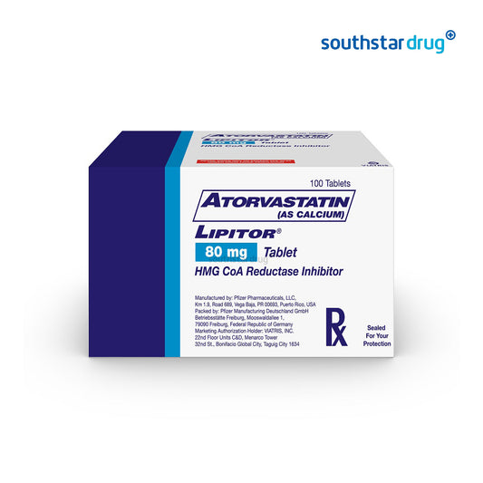 Rx: Lipitor 80mg Tablet