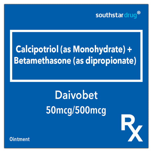 Rx: Daivobet 50mcg 15 g Ointment