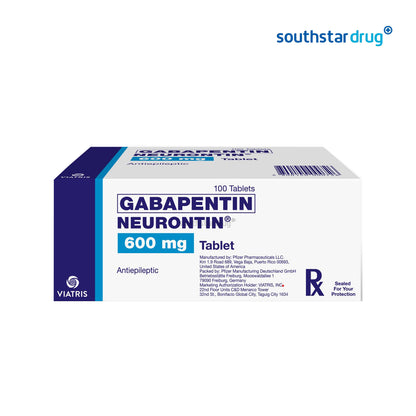 Rx: Neurontin 600mg Tablet