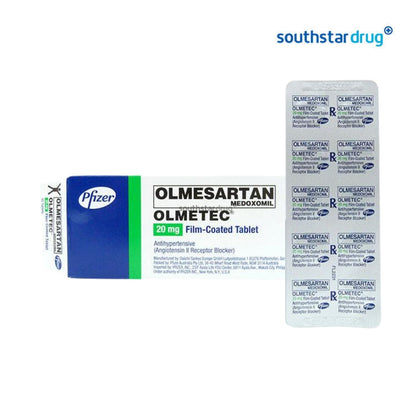 Rx: Olmetec 20mg Tablet