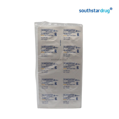Rx: Olmetec 40mg Tablet