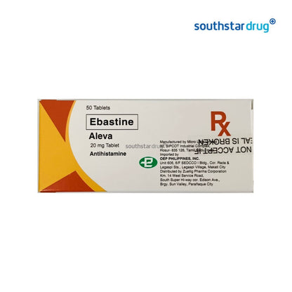 Rx: Aleva Ebastine 20mg Tablet