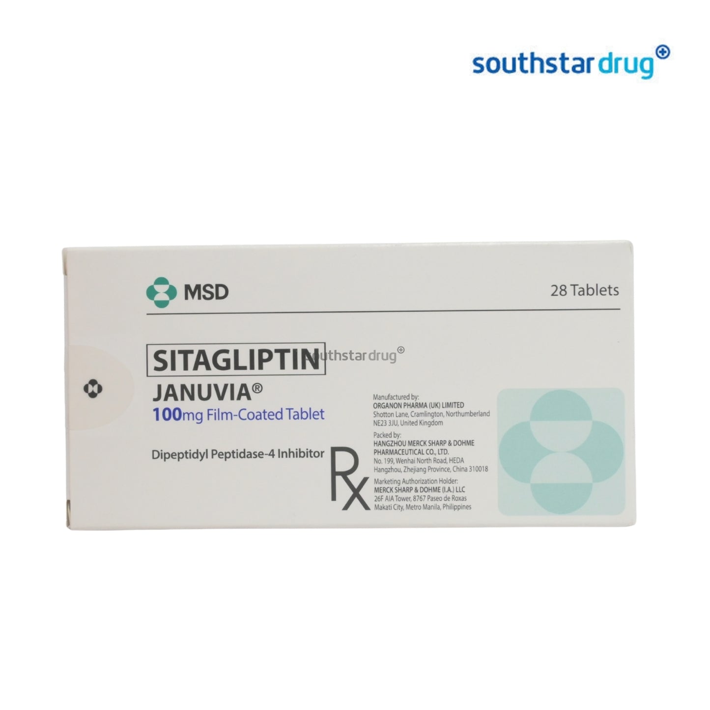 Rx: Januvia 100mg Tablet