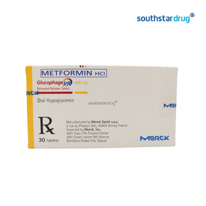 Rx: Glucophage XR 500mg Tablet