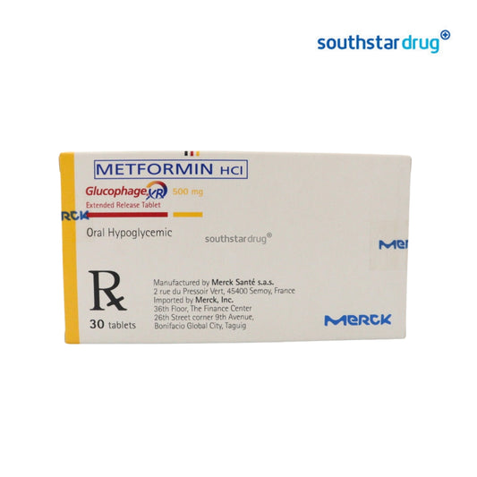 Rx: Glucophage XR 500mg Tablet