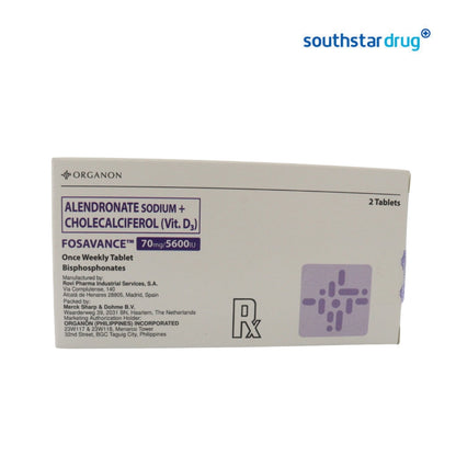 Rx: Fosavance 70mg / 5600 IU Tablet