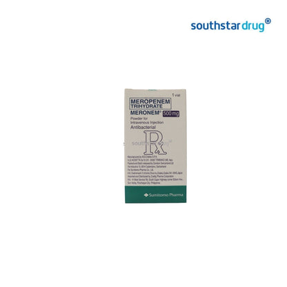 Rx: Meronem 500mg Powder for Injection