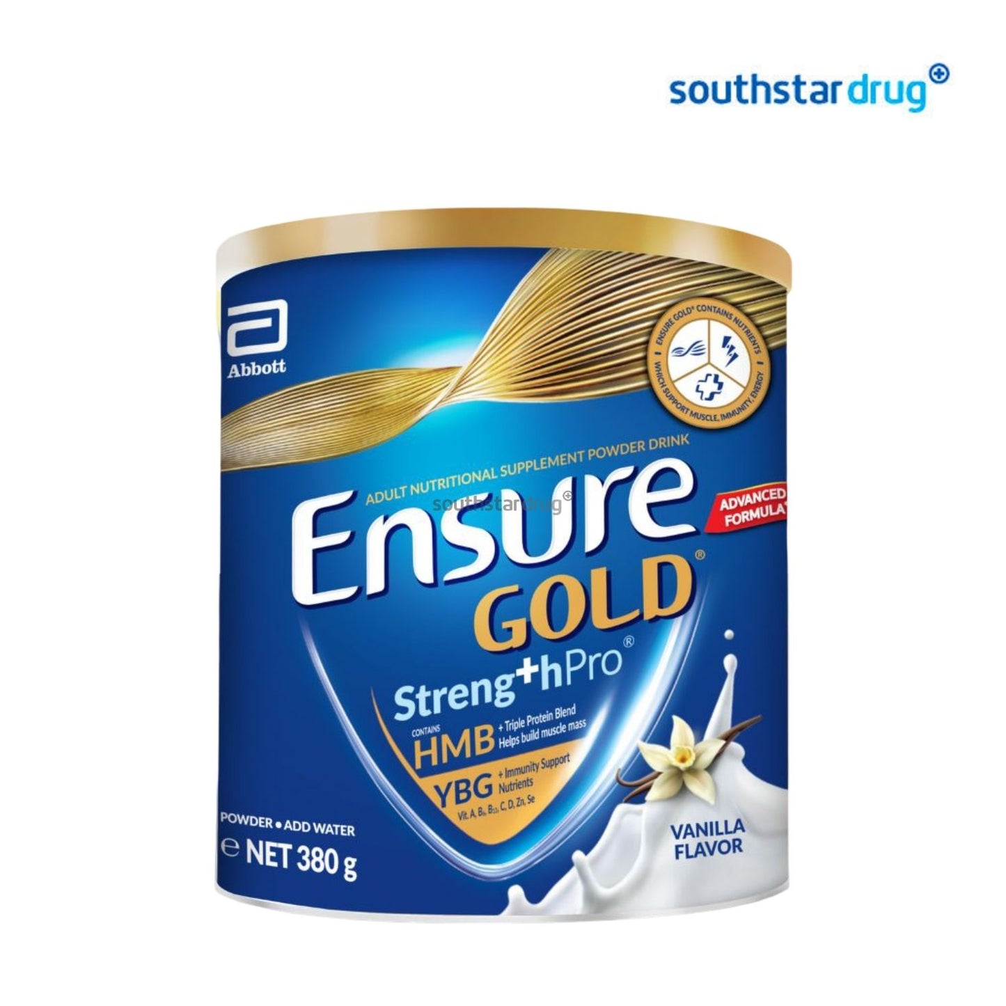 Ensure Gold Vanilla Flavor HMB 380g Can