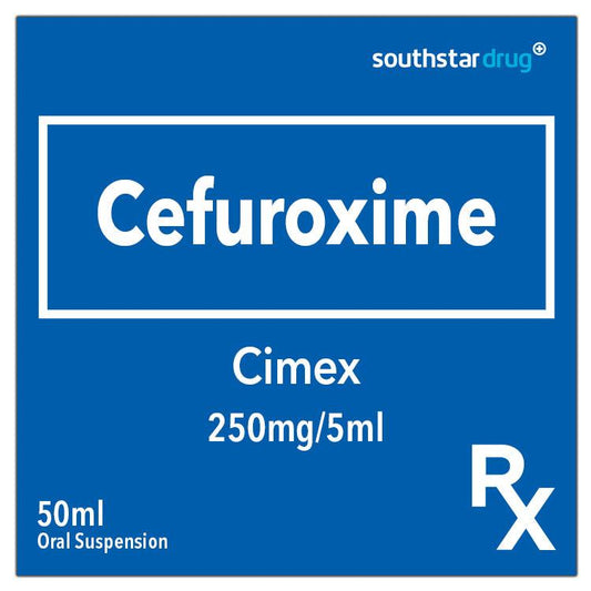 Rx: Cimex Orange Flavor 250mg/5ml Oral Suspension 50ml - Southstar Drug