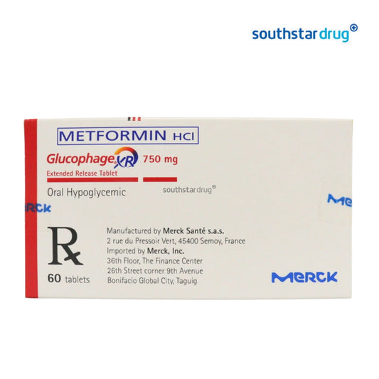 Rx: Glucophage XR 750mg Tablet