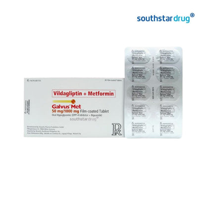 Rx: Galvus Met 50mg / 1000mg Tablet