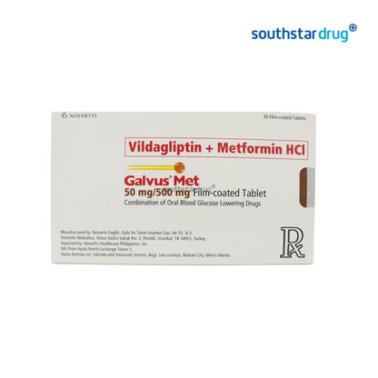 Rx: Galvus Met 50mg / 500mg Tablet