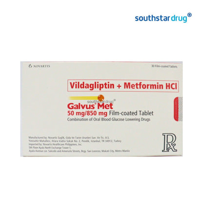 Rx: Galvus Met 50mg / 850mg Tablet