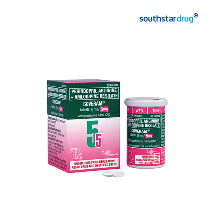 Rx: Coveram 5mg / 5mg Tablet