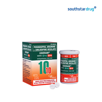 Rx: Coveram 10mg / 10mg Tablet