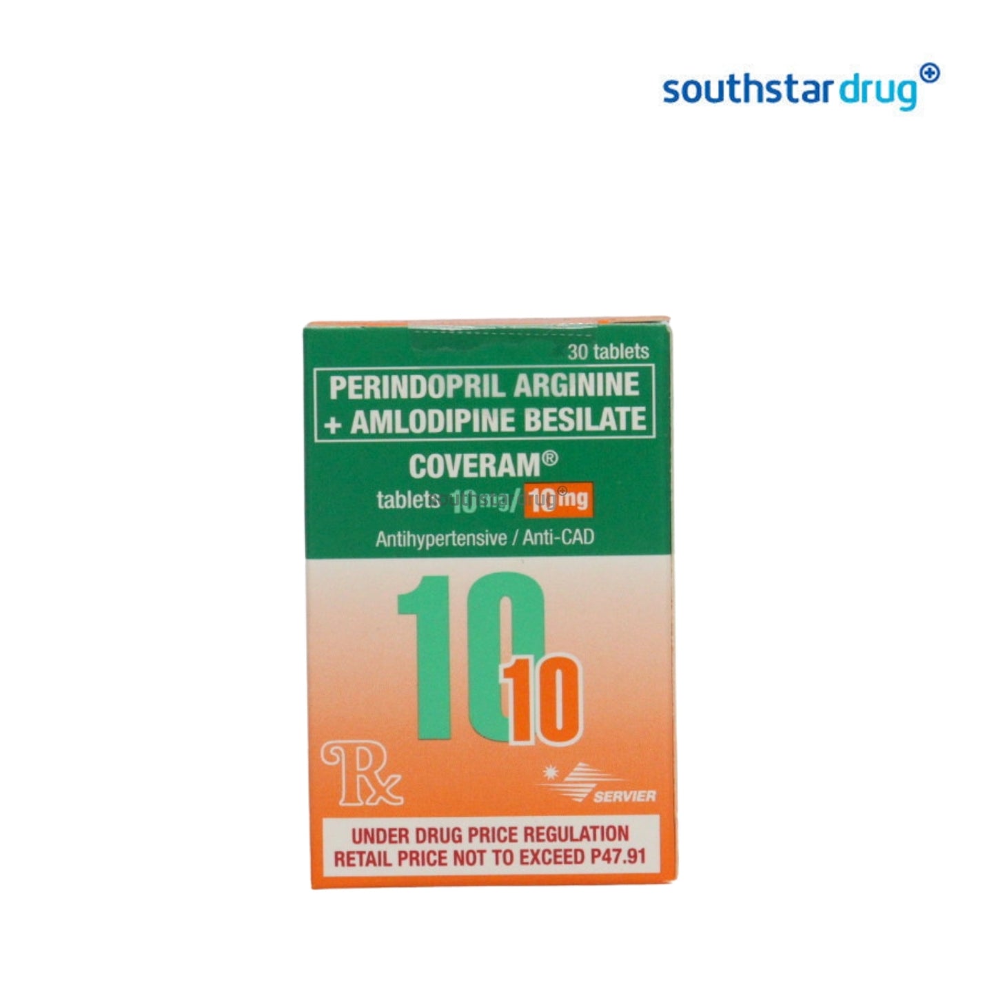 Rx: Coveram 10mg / 10mg Tablet
