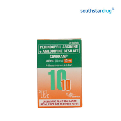 Rx: Coveram 10mg / 10mg Tablet