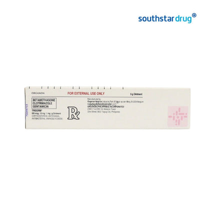 Rx: Triderm 500mcg / 1mg / 10mg 5 g Ointment