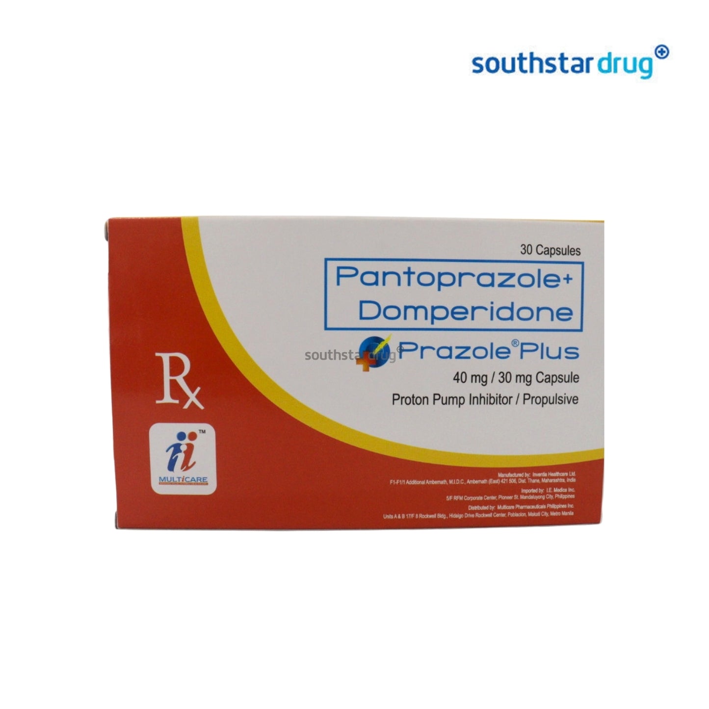 Rx: Prazole Plus 40mg / 30mg Capsule