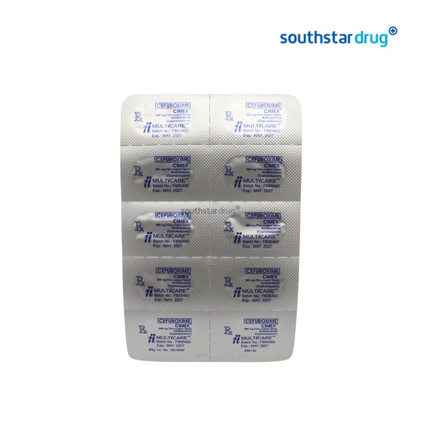 Rx: Cimex 500mg Tablet