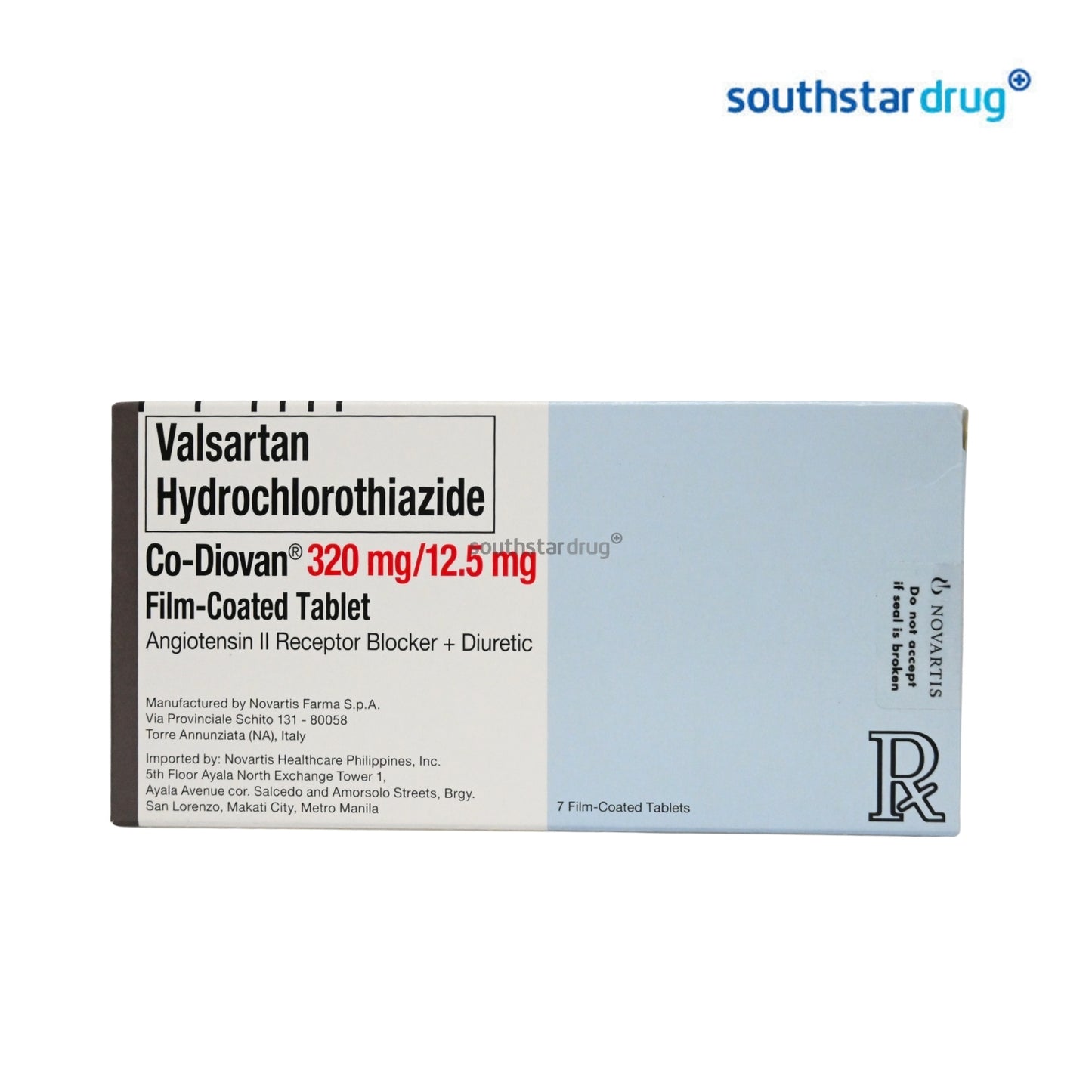 Rx: Co Diovan 320mg / 12.5mg Tablet