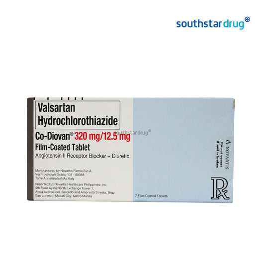 Rx: Co Diovan 320mg / 12.5mg Tablet