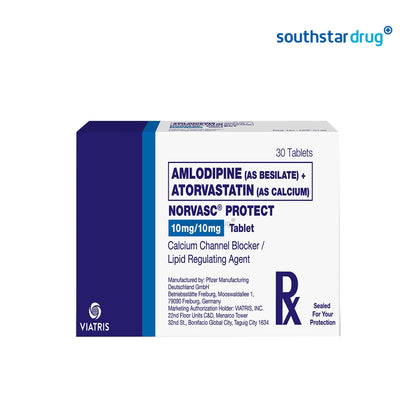 Rx: Norvasc Protect 10mg / 10mg Tablet