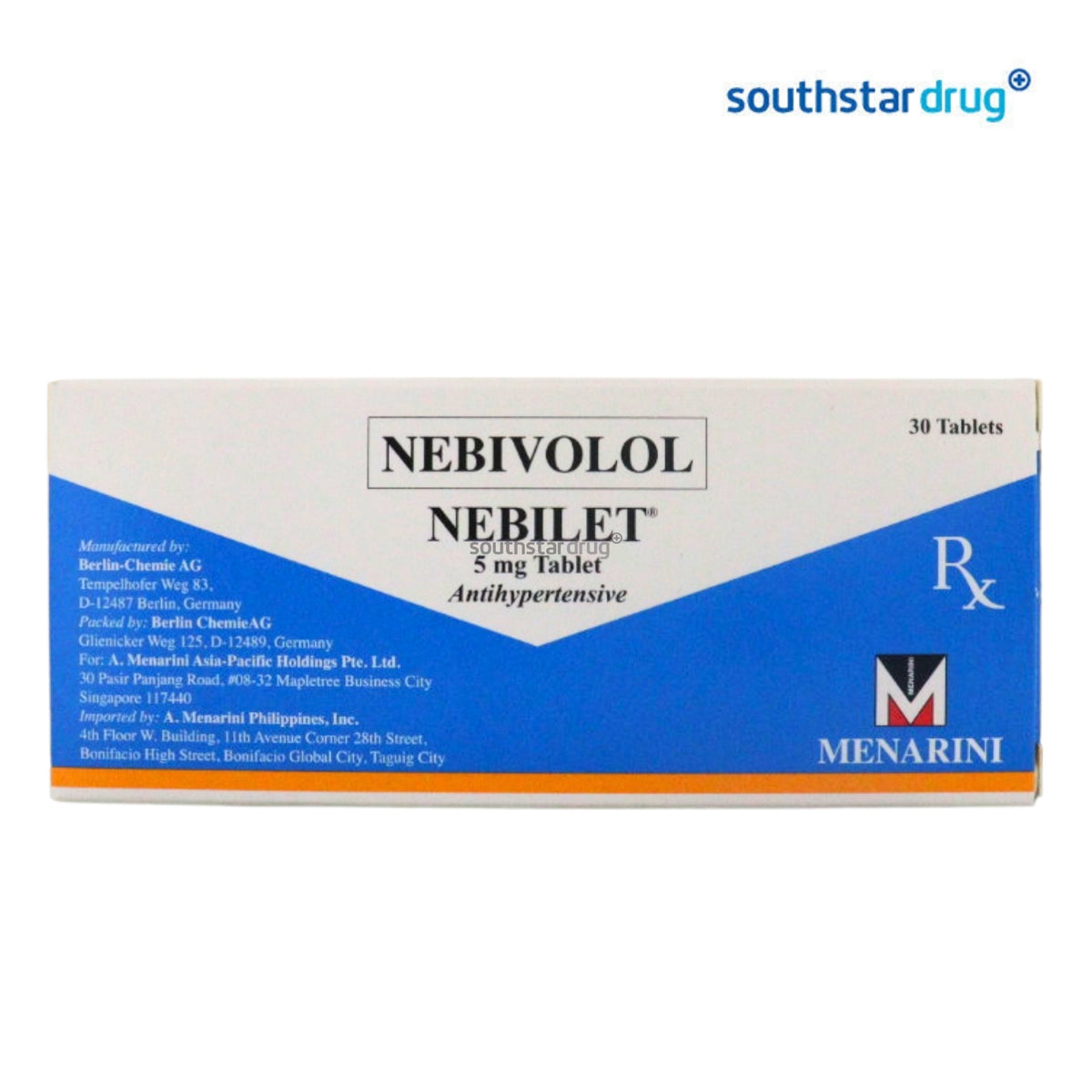 Rx: Nebilet 5mg Tablet