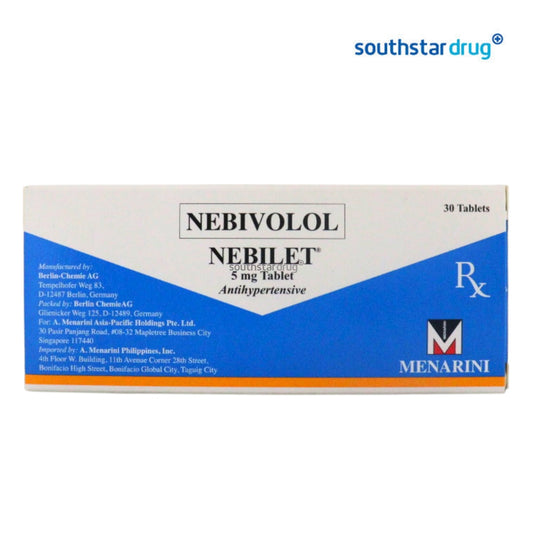 Rx: Nebilet 5mg Tablet
