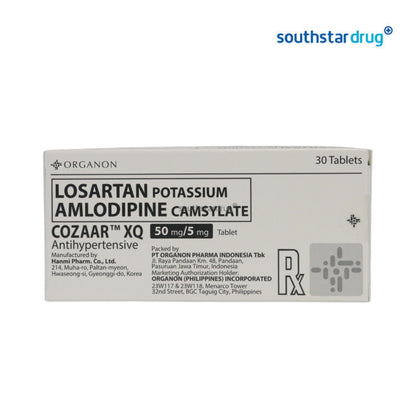 Rx: Cozaar XQ 50mg / 5mg Tablet