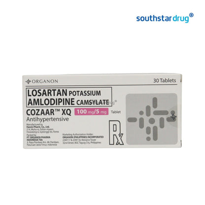 Rx: Cozaar XQ 100mg / 5mg Tablet