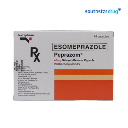 Rx: Peprazom 40mg Capsule